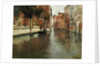 A Venetian Backwater by Fritz Thaulow