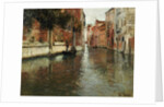 A Venetian Backwater by Fritz Thaulow