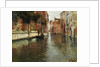 A Venetian Backwater by Fritz Thaulow