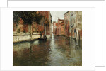 A Venetian Backwater by Fritz Thaulow
