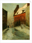 A Winter Street Scene, Montreuil, 1894 by Fritz Thaulow