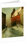 A Winter Street Scene, Montreuil, 1894 by Fritz Thaulow