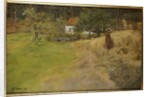 Haymaking, Stord, 1889 by Fritz Thaulow