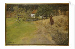 Haymaking, Stord, 1889 by Fritz Thaulow