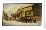 Outside the George Inn, 1879 by J.C. Maggs