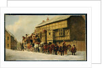 Outside the George Inn, 1879 by J.C. Maggs