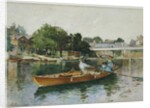 A Boating Party on the Thames at Cookham by Hector Caffieri