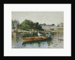 A Boating Party on the Thames at Cookham by Hector Caffieri