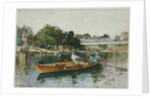 A Boating Party on the Thames at Cookham by Hector Caffieri