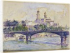 The Seine in front of the Trocadero by Henri-Edmond Cross