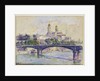The Seine in front of the Trocadero by Henri-Edmond Cross
