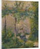 Woman in the Garden by Hippolyte Petitjean