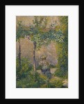 Woman in the Garden by Hippolyte Petitjean