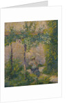 Woman in the Garden by Hippolyte Petitjean