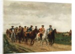 Marshal Saxe and his Troops, 1866 by Jean-Louis Ernest Meissonier
