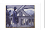 Le Pont de l'Europe, 1876 by Gustave Caillebotte
