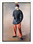 A Soldier, c.1881 by Gustave Caillebotte