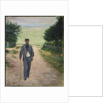 Stroller by the Sea, 1885 by Gustave Caillebotte