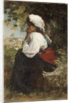 A Roman Girl by Jacob Henricus or Hendricus Maris