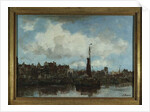 A View of Amsterdam by Jacob Henricus or Hendricus Maris