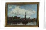 A View of Amsterdam by Jacob Henricus or Hendricus Maris