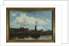 A View of Amsterdam by Jacob Henricus or Hendricus Maris