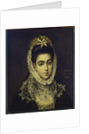 Portrait of a Young Lady by El (1541-1614) Greco