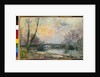 View of the Seine, Paris by Albert-Charles Lebourg