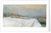 Port de Bercy, Winter by Albert-Charles Lebourg
