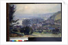 View of Vetheuil, Sunset, 1897 by Albert-Charles Lebourg