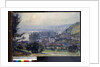 View of Vetheuil, Sunset, 1897 by Albert-Charles Lebourg