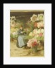 Flower Seller in front of the Madeleine Church by Victor Gabriel Gilbert