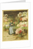Flower Seller in front of the Madeleine Church by Victor Gabriel Gilbert