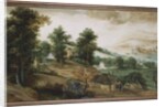 An Extensive Landscape with Cottages in the Foreground, 1561 by Jacob Grimmer