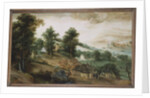 An Extensive Landscape with Cottages in the Foreground, 1561 by Jacob Grimmer