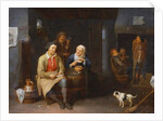 The Interior of an Inn with Peasants Smoking, 1647 by David III Ryckaert