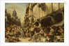 The Market Place, 1862 by Louis Eugene Gabriel Isabey