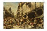 The Market Place, 1862 by Louis Eugene Gabriel Isabey
