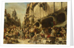 The Market Place, 1862 by Louis Eugene Gabriel Isabey