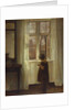 A Girl Standing at a Window by Carl Holsoe