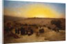 Pilgrims worshipping outside Jerusalem by Charles Theodore (1814-88) Frere