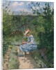 Jeanne in the Garden, Pontoise, c.1872 by Camille Pissarro