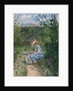Jeanne in the Garden, Pontoise, c.1872 by Camille Pissarro