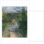 Jeanne in the Garden, Pontoise, c.1872 by Camille Pissarro