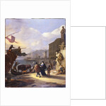 A Capriccio of a Mediterranean Port by Johannes Lingelbach