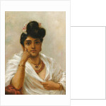Malabar Beauty by Raja Ravi Varma