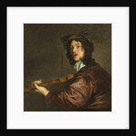 A man playing a violin, possibly a portrait of the artist by Peter Lely