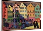 Weilheim-Marienplatz, 1909 by Wassily Kandinsky