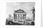 The Temple of Juno at Paestum by Luigi Balugani