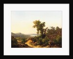 Trasimeno: A View of Lake Trasimeno, Italy, 1874 by Guido Agostini